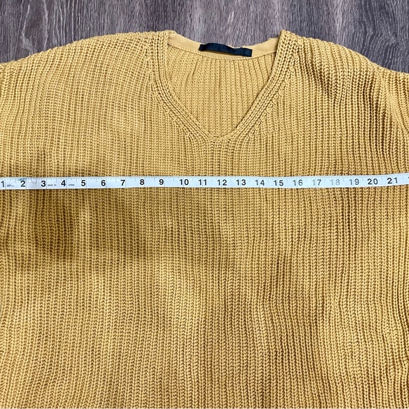 Jenni Kayne Cabin Fisherman
Oversize Sweater Organic Cotton Mustard Yellow M - Picture 7 of 11